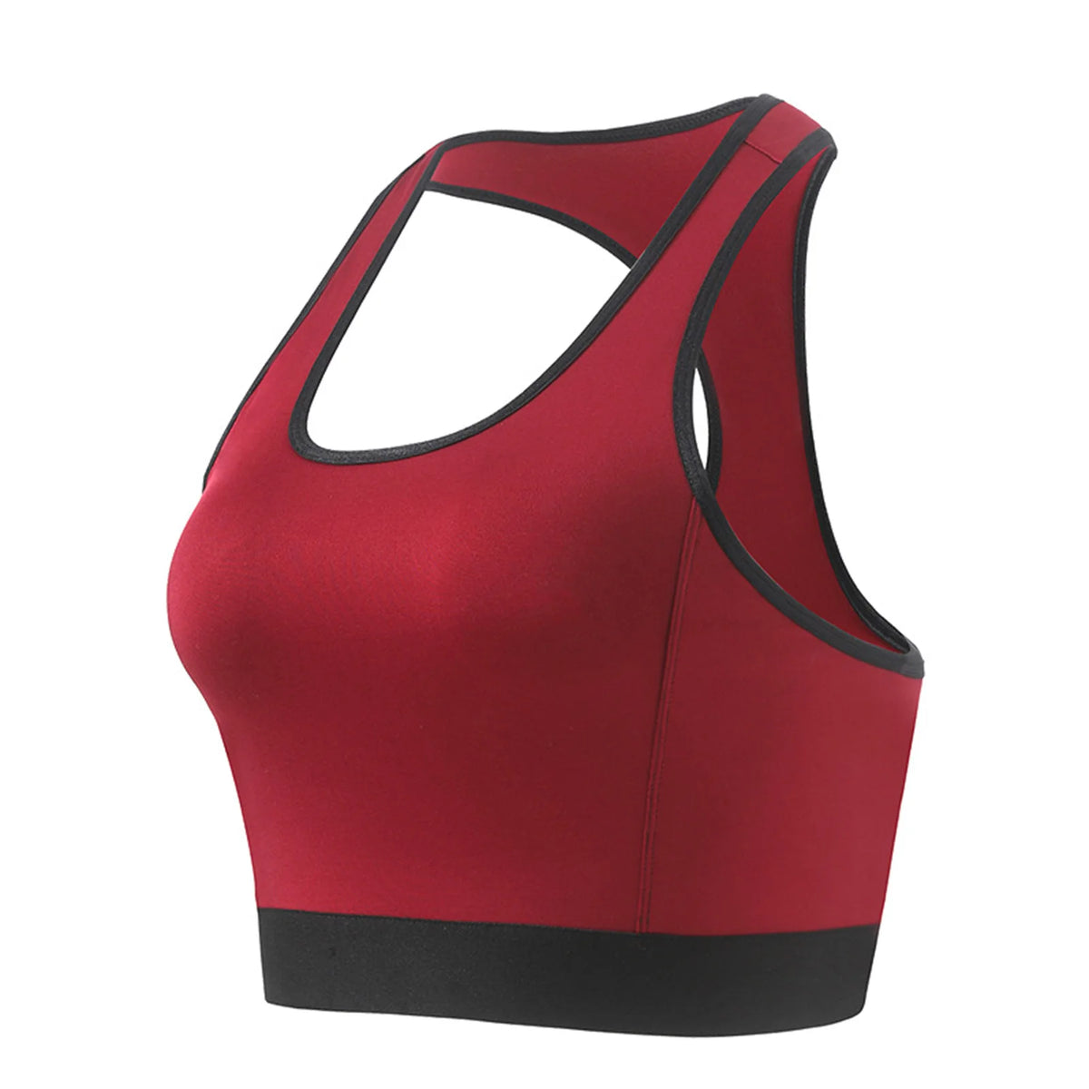 Women Sports Bra High Elastic Support Racerback Yoga Top Comfortable Breathable Workout Crop Top No Pads Underwear For Gym Yoga