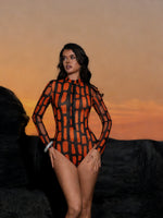 2026 Swimwear Women Long Sleeved Sun Protection One Piece Swimsuit For Female's Sports Bathers Swimming Bodysuit Beach купальни