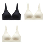 3pcs/Lot Seamless Bras for Women Push Up Brasiere Deep V Bralette Comfort Nonwire Underwear Female Invisible Bra Sexy Lingerie