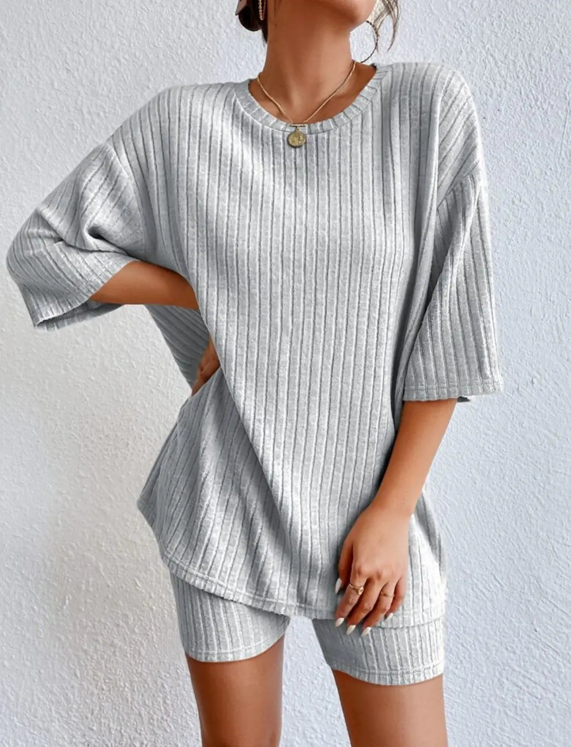 New Women's Sleepwear Fashionable Casual Loose Shorts Set 2026 Elegant Summer Women's Sleepwear Two-Piece Suit Home Suit Set Y2K