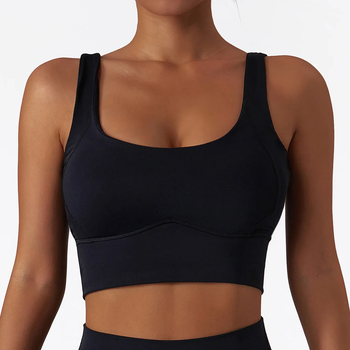 Comfort SkinFriendly Sports Bra With Chest Pad Tank Top Women Gym Fitness Running Yoga Bra Stretch Pull Up Vest Underwear Women