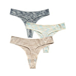 3Pcs/Set Women Panties Low Rise G-string Seamless Underwear Female Underpants Comfort Panties Sexy Lingerie S-XL Thongs