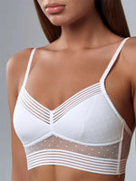 Sexy lace U-shaped backless lingerie for women without steel rings beautiful back bra ultra-thin invisible bra cross-border b