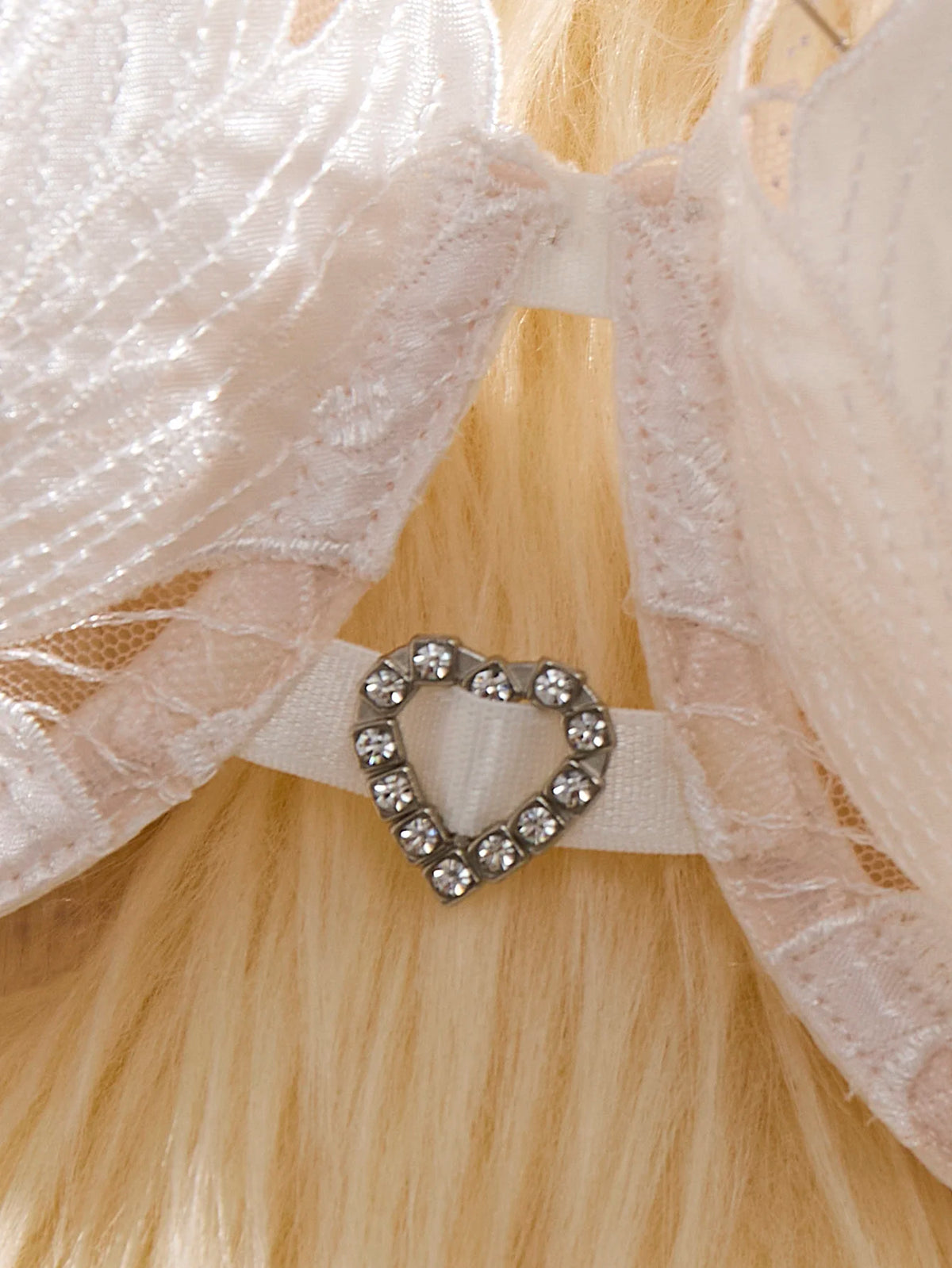French-style atmosphere white floral appliqued lingerie, wedding and date sexy satin sheer bra thong set ZA824031