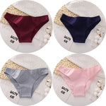 4Pcs/Set Cotton Panties Low Rise Briefs Women Underwear Bikini Ladies Sexy Underpants Female Intimates Girls Lingerie 2022 Hot