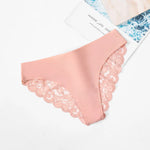 GICZI Women's Sexy Lace Briefs Panties Temptation Perspective Underwear Soft Elastic Panties for Woman Lingerie Intimates S-L