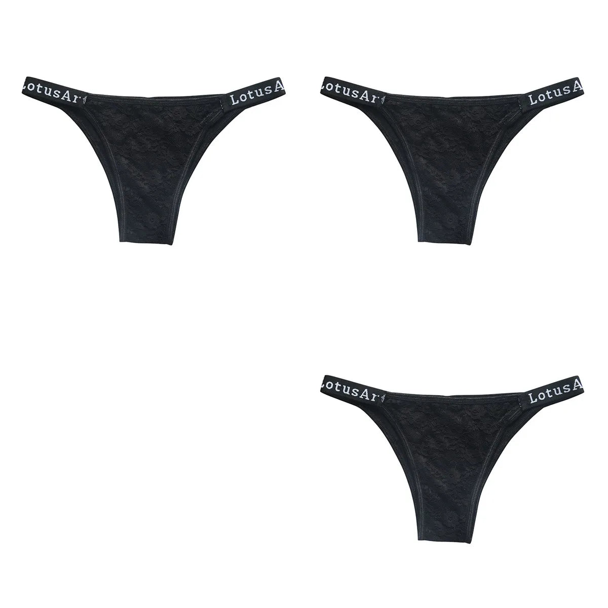 3PCS/Set Women Lace Panties Sexy Brazilian Panties Female Underpant Low Waist Panty Girls Underwear Fashion Intimates