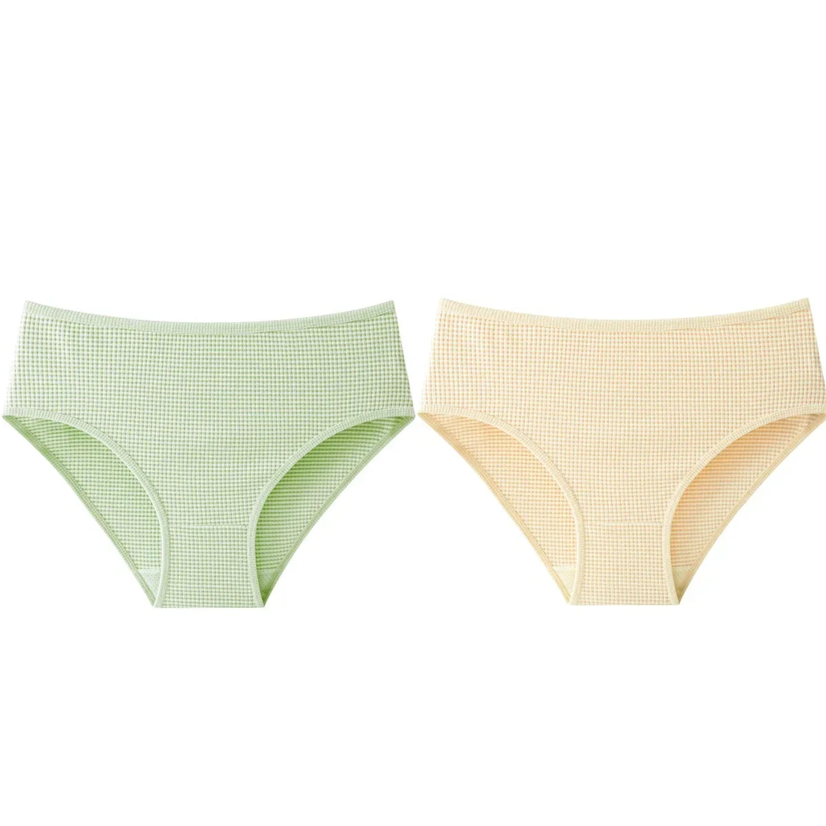 2Pcs/Set Women High Rise Panties Seamless Underwear Winter Warm Underpants Breathable Briefs Female Sexy Lingerie
