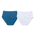 2Pcs/Set Women Cotton Panties High Waist Briefs Breathable Underwear Female Underpants Plus Size Sexy Lingerie S-XXL 8 Colors
