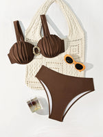 ZTVitality Sexy Solid Push Up bikini Set 2026 New Arrival Padded Bra Undearwire Swimsuit Women Swimwear Summer Beachwear Biquini