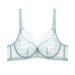 Top Up Minimizer Bra Thin Anti Sagging Unconstrained Gathered Lace Sexy Plus Size Bra SWD9042