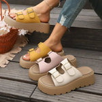2026 New Soft-soled Fashionable Beach ShoesThick-soled Cool Slippers for Women's Summer Outdoor Wear