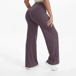 NCLAGEN Naked Feel Straight-leg Pants Gym Clothes Woman Sportswear Fitness Workout Leggings Yoga Softmotion Wide-leg Trousers