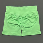 HISTELLO Impact Shorts 4.5" Women Fitness Sports Biker Shorts Low Waist Gym Short Workout Scrunch Butt Yoga Seamless Leggings