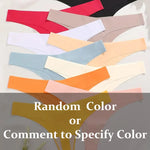 7PCS/Set Seamless Ice Silk Panties Women V-Waist Underwear Sexy Sports Briefs Panties Female Soft Ultra-thin Lingerie G-string
