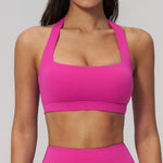 U-Neck Sports Underwear Women Yoga Bra Fitness Top Gym Workout Underwear Female Breathable Yoga Bras Roupas Feminina Yoga Tops