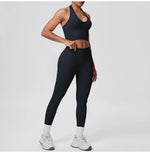 2pcs Yoga Set Gym Outfits Clothes Athletic Wear Yoga Suits For Women Fitness Set Tracksuits Sports Bra Gym Leggings Sportswear