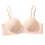 Push-Up Bras Women 1/2 Cup Underwear Sexy Lingerie Solid Color Wireless Fixed Cup Demi Bra Comfort Breathable Brassiere S-XL