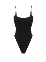 Sexy Black One Piece Swimsuit for Women 2024 Hollow Out Backless Bandage High Waist Monokini Bikini Beach Bathing Suit Swimwear