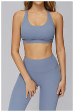 Women Sports Bra Back Cross Top Push Up Fitness Yoga Bra Underwear Sport Tops For Women Breathable Running Vest Bralette Gym Bra