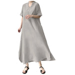 Long Dresses For Women Casual Summer Trendy Boho Style Pleated Cover Up Vestidos Daily Wear High Quality Elegant Maxi Dress