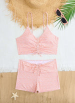 Sexy High Waist Bikini Shorts 2026 Women Swimsuit Two Pieces Swimwear Female Bikinis Set Floral Bathing Suits Brazilian Biquini