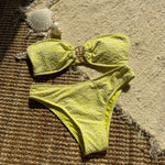 Toucheart 2 Piece Macarons Lingerie Sexy Female Lingerie Strapless Split Swimsuit Bikini Lingerie Sexy Hot Sensual Exotic Sets