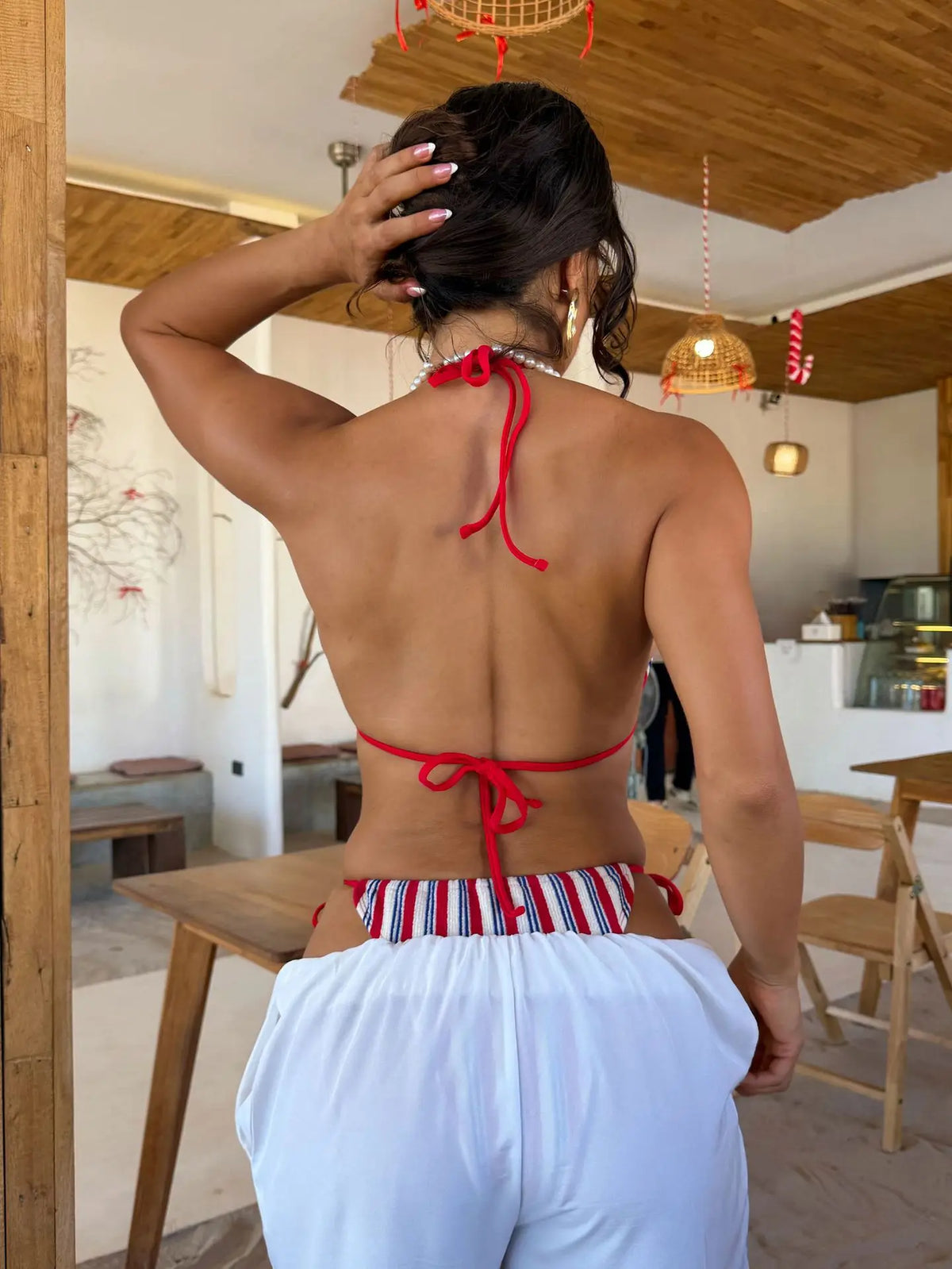 Women's Sexy Push-Up Two-Piece Swimsuit 2026 Bathing Suit Brazilian Beachwear Stripe Bikini Set Swimwear Trendy Mciro Biquini