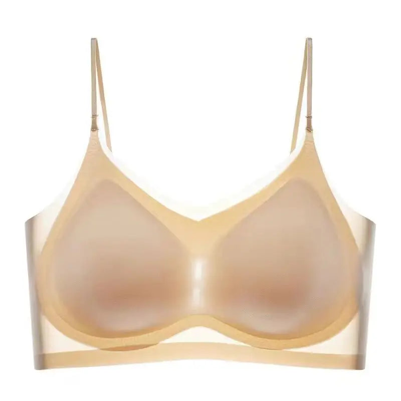Skin Tone Invisible Bra Strapless Backless Seamless Ultra Thin Comfort Fit Military Training Bralette Pack Value Set Sweatproof