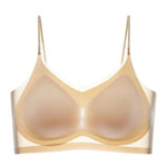 Skin Tone Invisible Bra Strapless Backless Seamless Ultra Thin Comfort Fit Military Training Bralette Pack Value Set Sweatproof