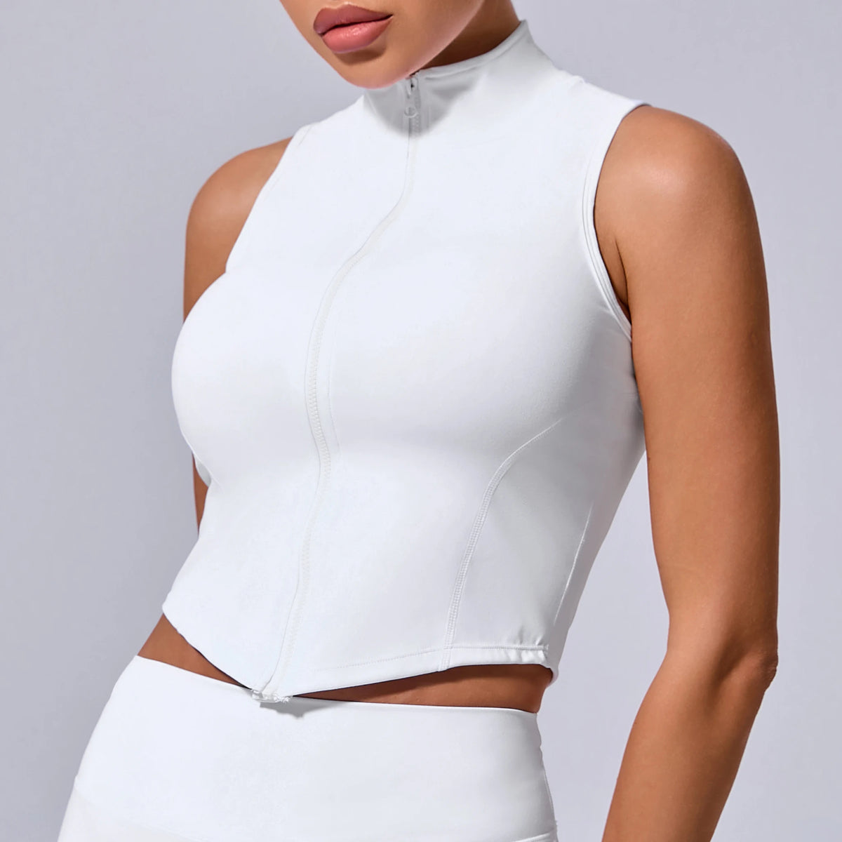 No Padded Sports Top Women Gym Vest 2025 Zipper Fitness T-shirts Woman Compressed Shirt Yoga Clothing Sportswear
