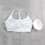 DIAS FIT JOY Women's Sports Bra with Removable Pads for Yoga Golf Cycling – High Support Workout Vest for Running & Fitness