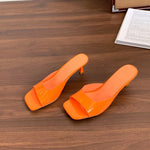 2026 Women High Heel Sandals Summer New Fashion Square Toe Open Toe Women Elegant Casual Comfortable