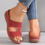 Ladies Shoes Open Toe Women's Slippers Fashion Outdoor Casual Summer New Plus Size Light Comfortable Flat Slippers 2026 New
