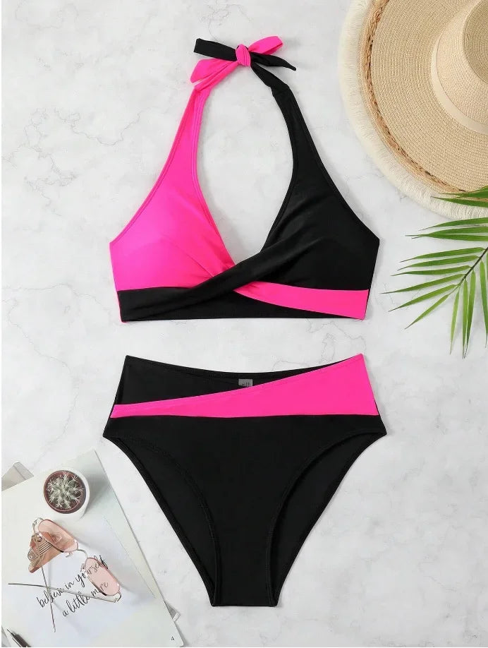 Sexy Push Up Bikini 2025 Women Swimsuit Two Piece Swimwear Female High Waist Bikinis Set Leopard Bathing Suits Brazilian Biquini