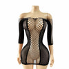 1 Piece Beach Cover Up without Bikini Summer's Hottest Mesh Swimsuit Women Summer Pool Swimwear Long Sleeves Hollow Out Dress