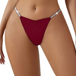 1pcs Solid Sexy Women Panties Breathable Comfort Sexy Lingerie 2025 New Style Lady Briefs Elegant Underwear Charming Underpants