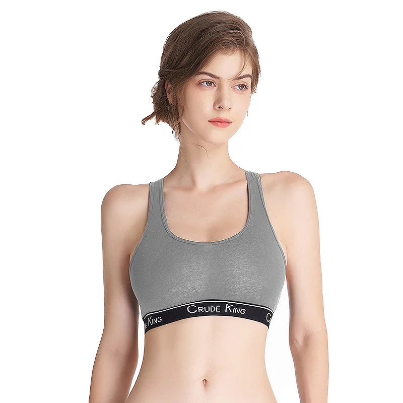 Fashion Letter Print Top Sexy Beauty Back Tube Top Women's Underwear Set Breathable Seamless Female Lingerie Suit