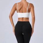 Women Yoga Bra Removable Shoulder Strap Anti-Slip Bra Wrap Chest Dual-Use Sports Yoga Wear Outside Running Fitness Top