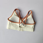 Women's Summer Shock-absorbing Running Yoga Tank Top with a Beautiful Contrasting Sports Bra and a Professional Pilates Bra