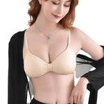 Wire Free Bras For Women Push-Up Bra Sexy Lingerie Padded Bra Top Seamless Underwear Solid Color Brassiere Intimates