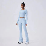 Women's Versatile Yoga Suit Set Tight Fitting and Beautiful Back High-end Sports Suit Outdoor Running and Leisure Fitness Suit