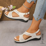 Fashion Designer Women's Wedges Sandals New Woman Breathable Sandals Fashion Comfort Handiness Summer Casual Female Sandals