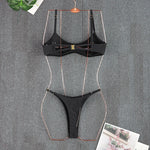 2026 Female Bikini Set Black Biquini Bathing Suit Thong Push Up Bikinis Sexy Women Swimsuit Swimwear Swimming Suits Beachwear