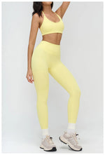 2 Pieces Sportswear Women Yoga Set Gym Clothes Fitness Set Outfit Outdoor Long-Sleeved Shirt Tracksuits Sports Bra Gym Leggings