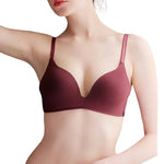 2Pcs/Set Padded Bras For Women Push Up Bra Underwear Non-wire Brassiere Sexy Lingerie Solid Color 3/4 Cup Comfort Intimates