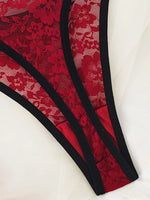 1pcs Plus Size 1XL-4XL Sexy Lace Women's Panties Low Rise Hollow Out Breathable Comfort Female Underpants Lingerie Lady Briefs