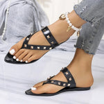 Woman Sandals Flats Fashion Woman Flip Flops Summer Shoes Flats Sandals Cool Beach Sandals