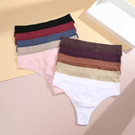 3PCS Seamless Women's Lingerie Female Thongs Sexy Underwear Low-Rise Underpant Women's Panties Intimates Bikini Briefs S-XL