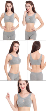 S-5XL Sports Bra Women Cotton Push Up Underwear Gym Jogging Crop Top Female Tops Yoga Vest Sport Bras for Women Sutian Feminino